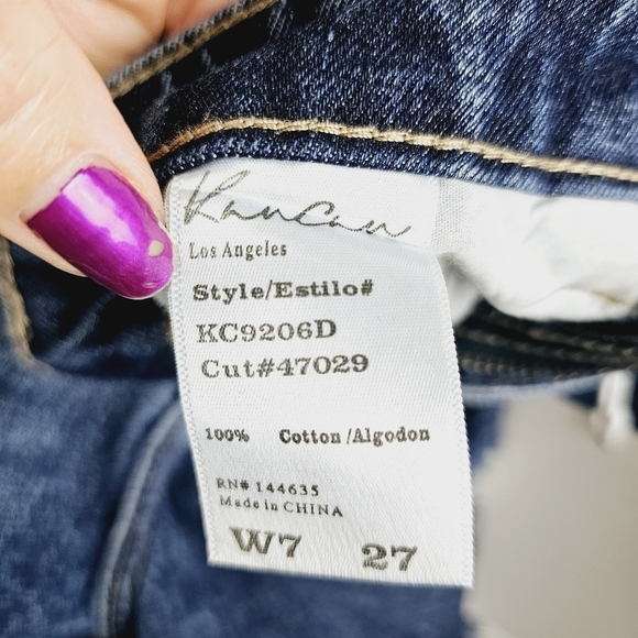 KanCan Distressed Denim Jean Shorts NWT - Picture 7 of 8